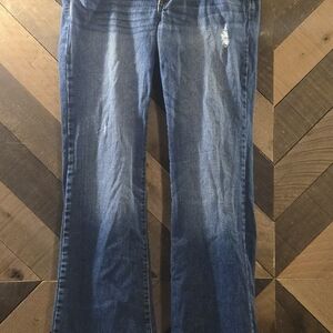 American Eagle Outfitters Medium Blue Flare Jeans